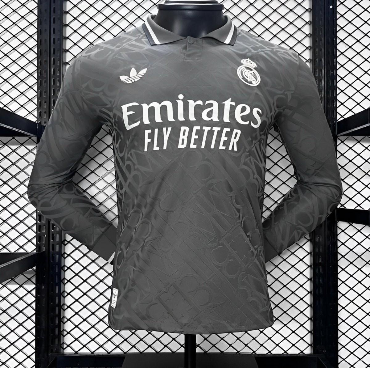 Player Version 24/25 Real Madrid Third Long Sleeve Jersey