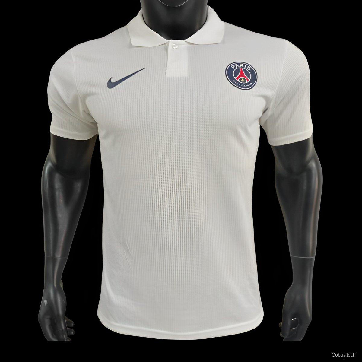 Player Version 24/25 PSG White Polo Jersey