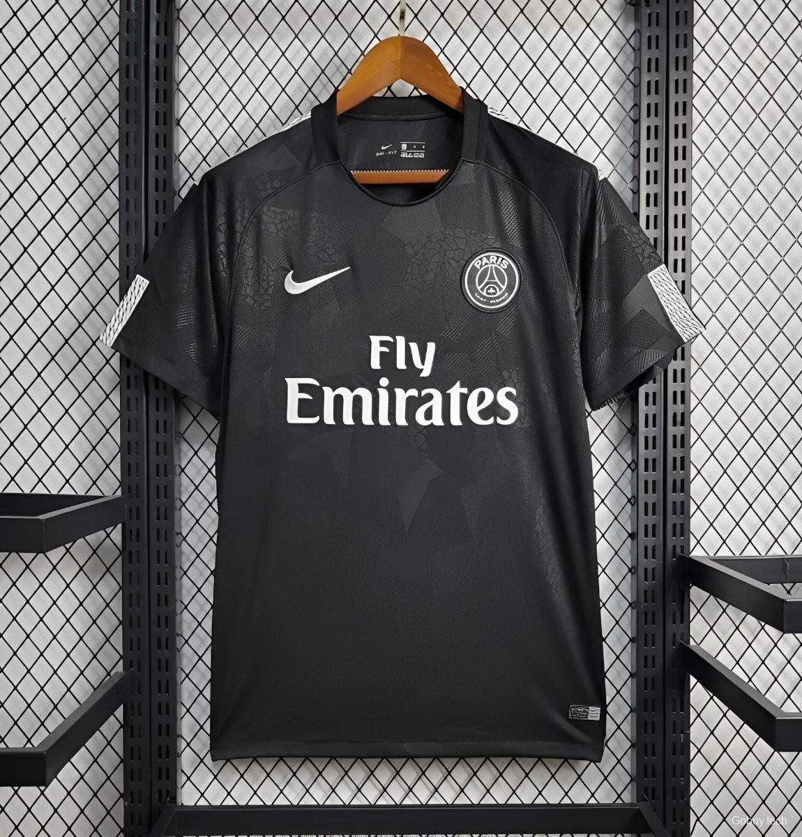 17/18 Retro PSG Black 2 Away Jersey