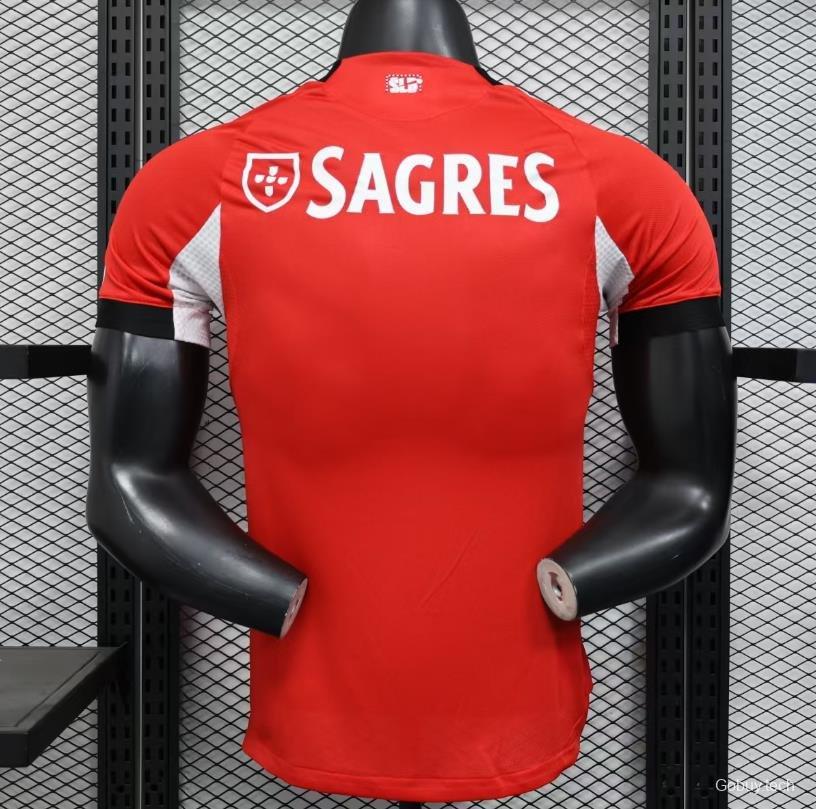 Player Version 25/26 Benfica Home Jersey