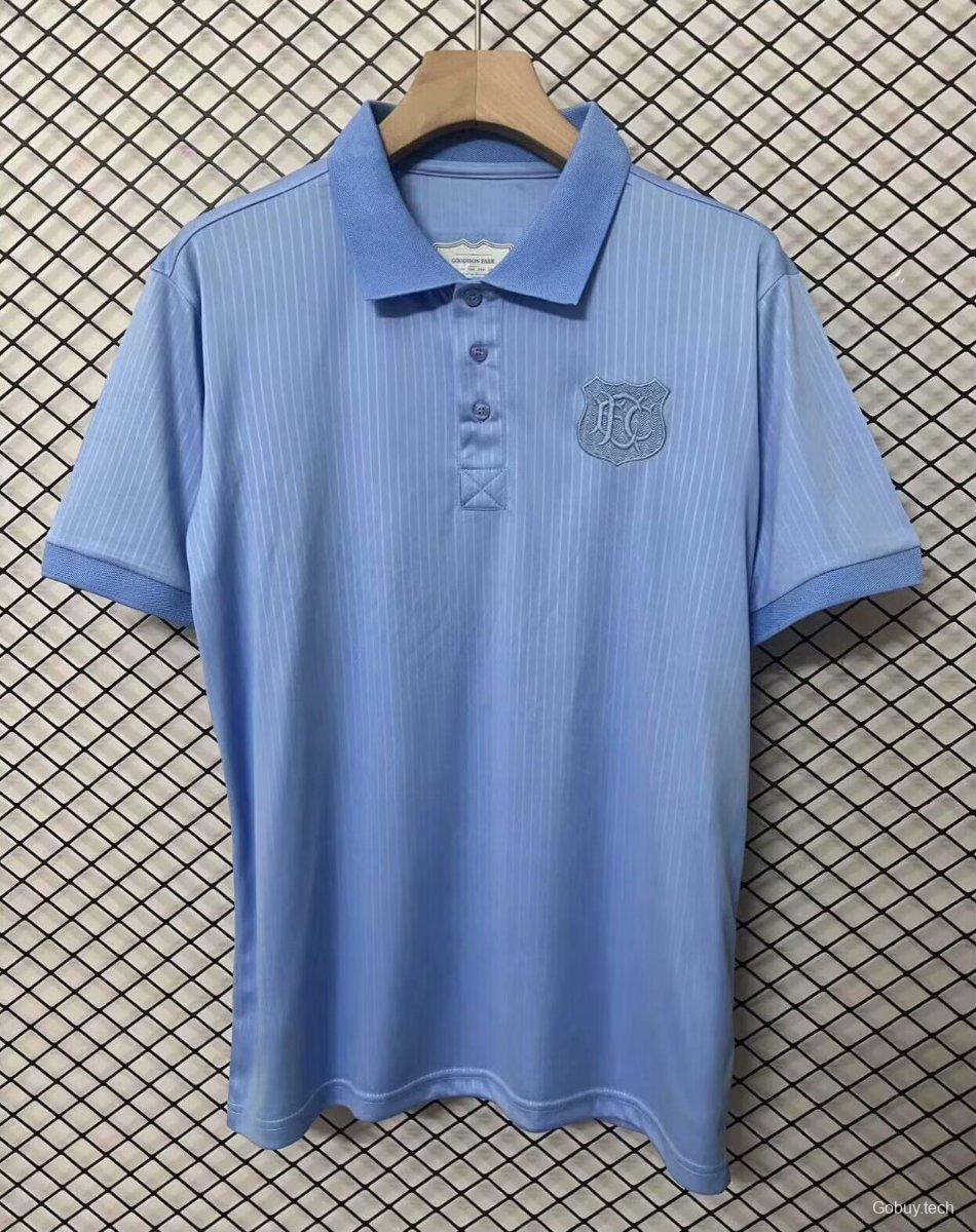 25/26 Everton Heritage Blu Limited Edition Polo Jersey